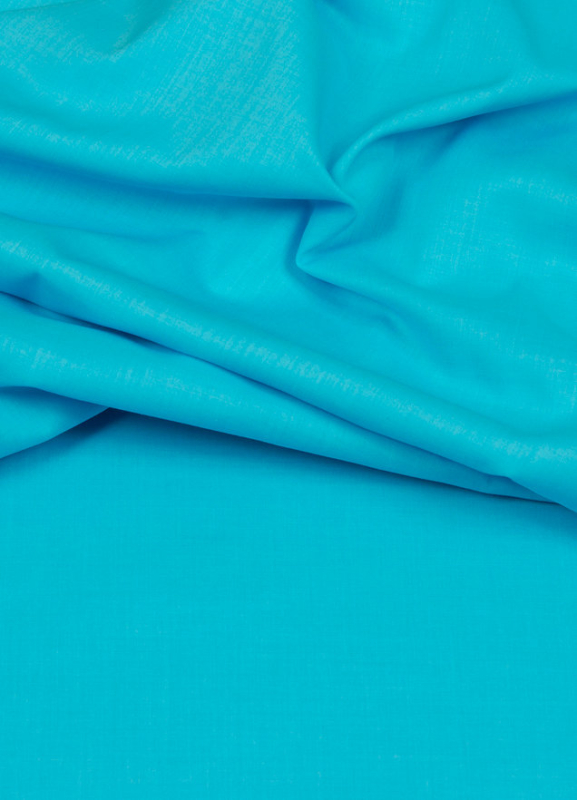 Batist -  Uni - türkis - Hilco